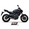 Uitlaatsysteem 2-1 CR-T RVS/carbon Yamaha MT-07/Tracer