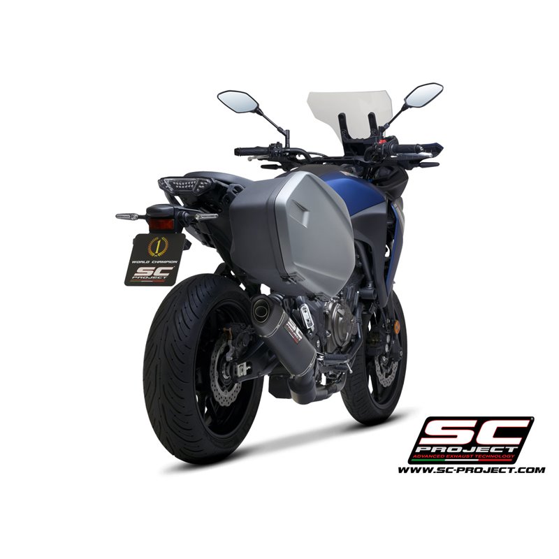 Full System 2-1 SC1-S RVS/titanium Yamaha MT-07/Tracer