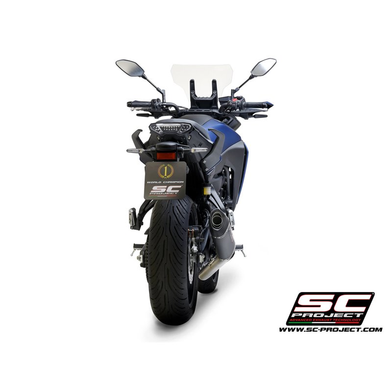 Uitlaatsysteem 2-1 SC1-S RVS/carbon Yamaha MT-07/Tracer