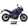 Uitlaatsysteem 2-1 SC1-S matzwart/carbon Yamaha MT-07/Tracer