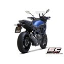 Uitlaatsysteem 2-1 SC1-S matzwart/carbon Yamaha MT-07/Tracer