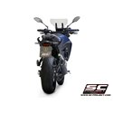 Uitlaatsysteem 2-1 SC1-S matzwart/carbon Yamaha MT-07/Tracer