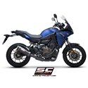 Uitlaatsysteem 2-1 SC1-S matzwart/carbon Yamaha MT-07/Tracer