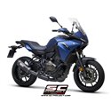 Uitlaatsysteem 2-1 SC1-S matzwart/carbon Yamaha MT-07/Tracer