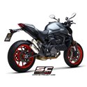 Uitlaat CR-T (double) titanium Ducati Monster 937 