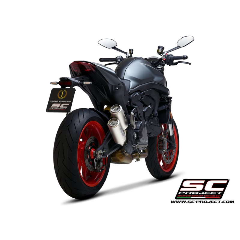 Exhaust CR-T (double) titanium Ducati Monster 937 