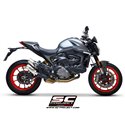 Uitlaat CR-T (double) titanium Ducati Monster 937 