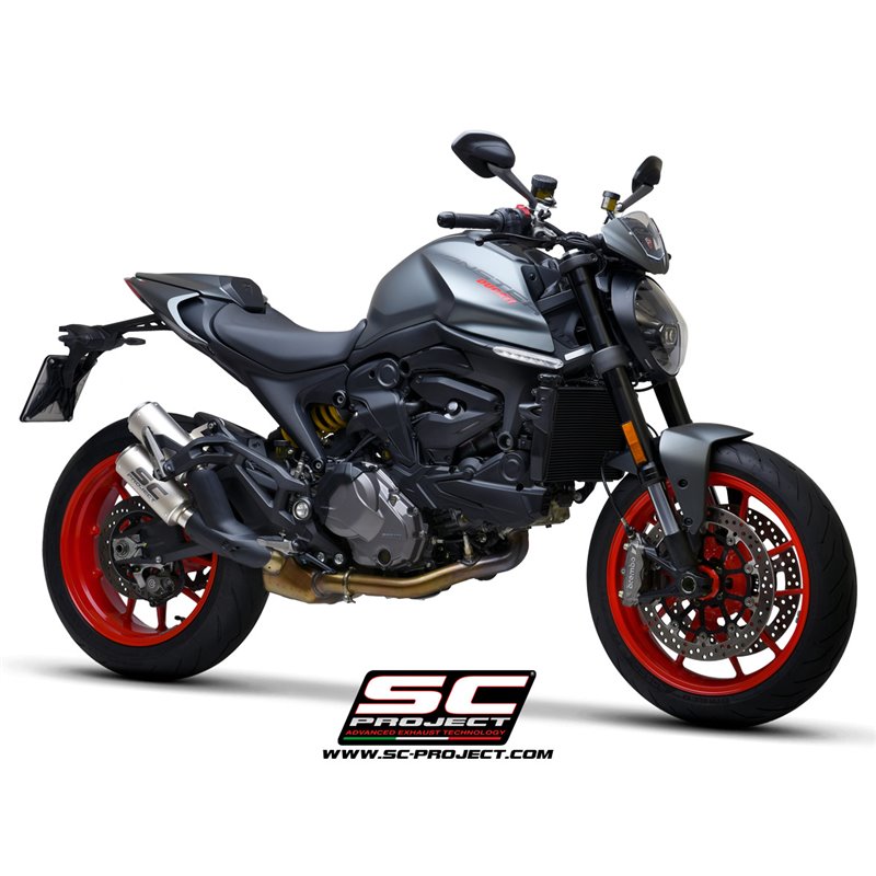 Uitlaat CR-T (double) titanium Ducati Monster 937 