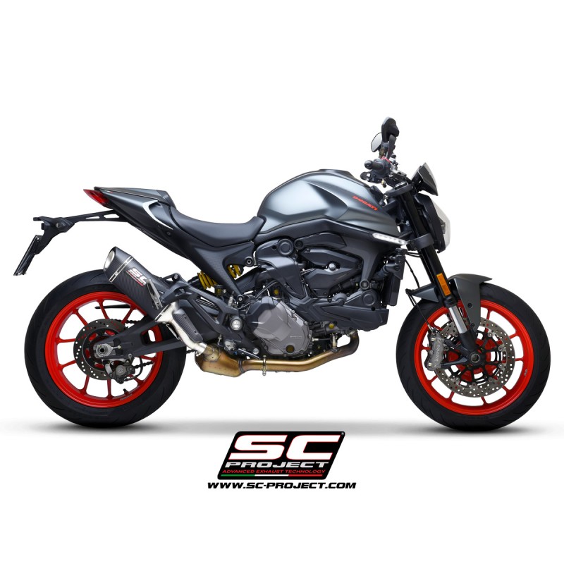 Uitlaat SC1-S carbon Ducati Monster 937