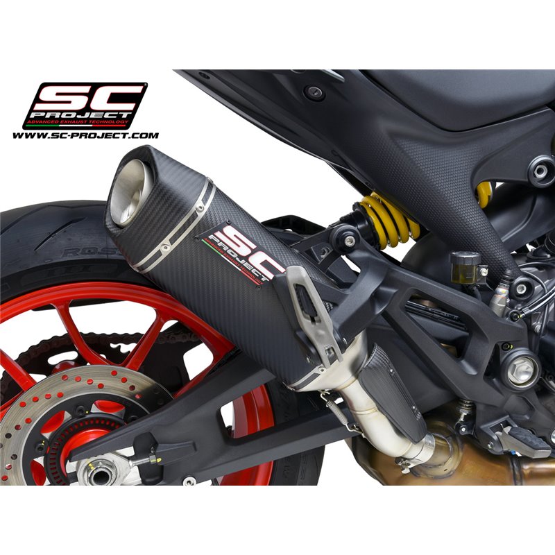 Exhaust SC1-S carbon Ducati Monster 937