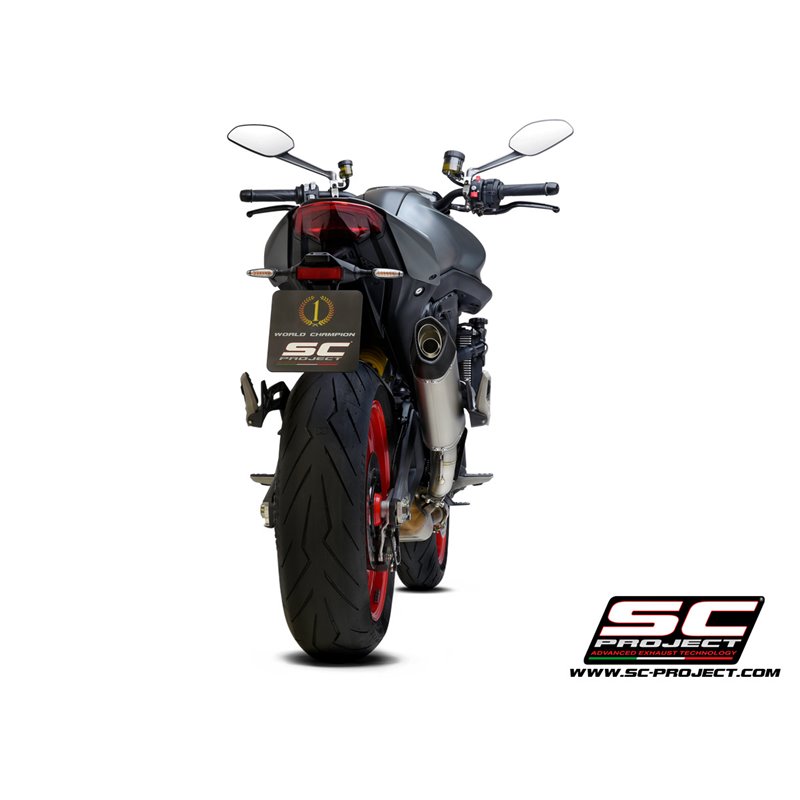 Uitlaat SC1-S titanium Ducati Monster 937