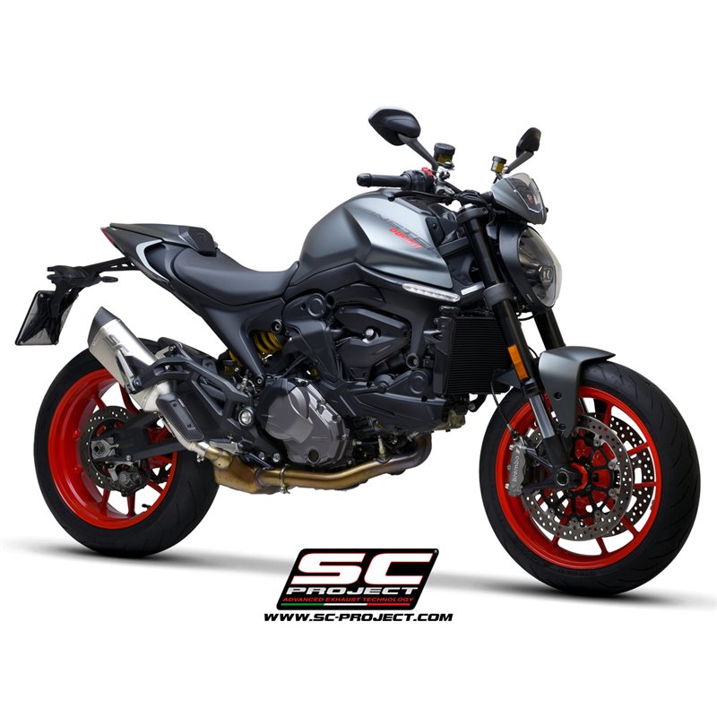 Uitlaat SC1-S titanium Ducati Monster 937