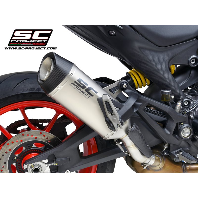 Uitlaat SC1-S titanium Ducati Monster 937