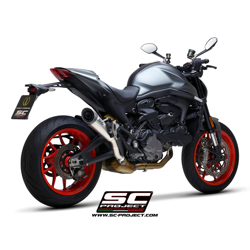 Uitlaat S1 titanium Ducati Monster 937