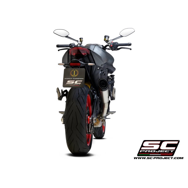 Uitlaat S1 titanium Ducati Monster 937