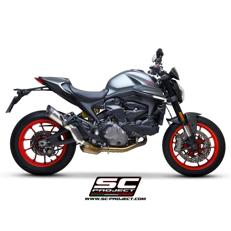 Uitlaat S1 titanium Ducati Monster 937