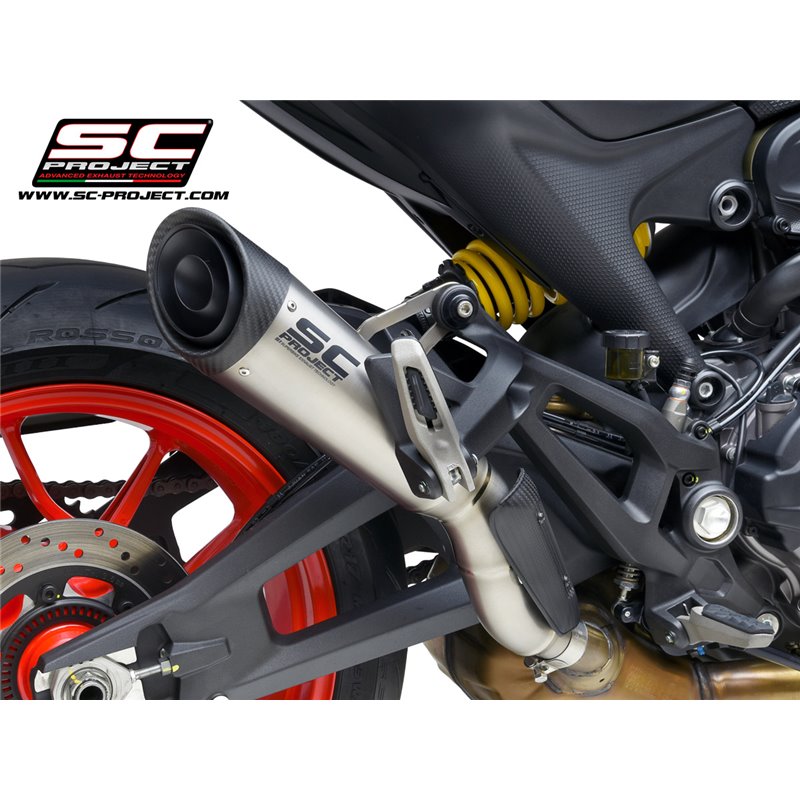 Uitlaat S1 titanium Ducati Monster 937