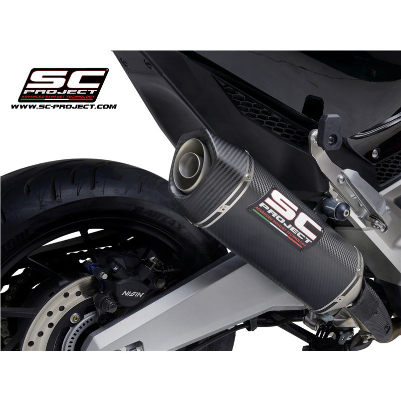 Uitlaat SC1-S carbon Honda 750 Forza