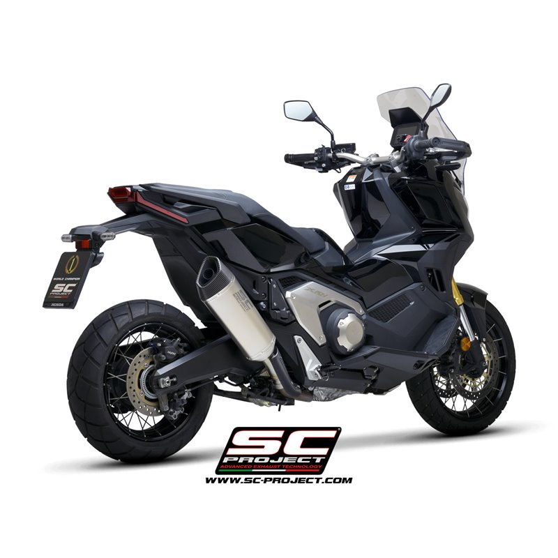 Uitlaat SC1-R titanium Honda X-ADV750