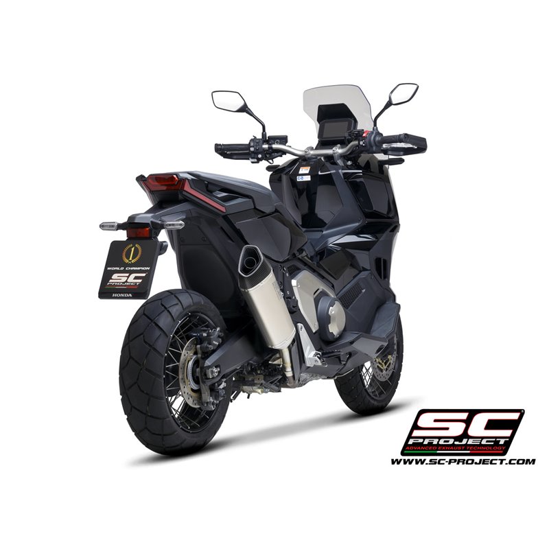 Uitlaat SC1-R titanium Honda X-ADV750