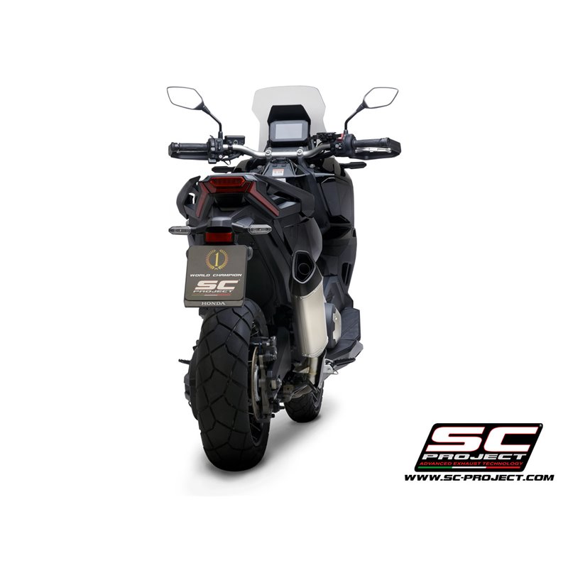 Uitlaat SC1-R titanium Honda X-ADV750