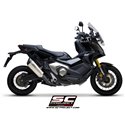 Uitlaat SC1-R titanium Honda X-ADV750