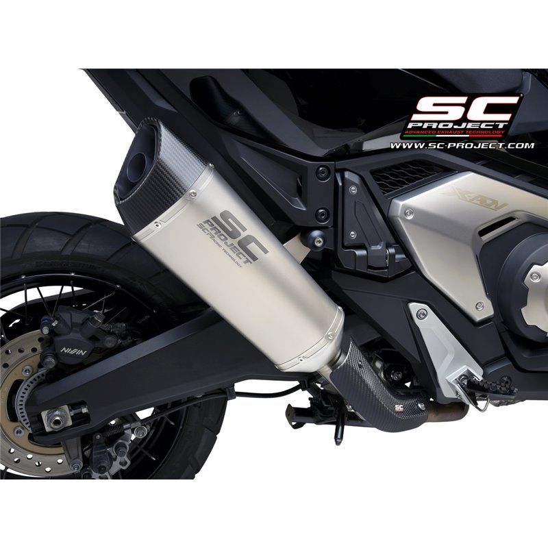 Uitlaat SC1-R titanium Honda X-ADV750