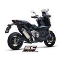 Uitlaat SC1-S titanium Honda X-ADV750