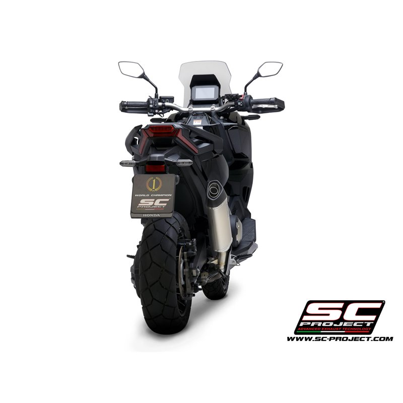 Uitlaat SC1-S titanium Honda X-ADV750