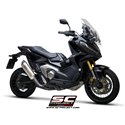 Uitlaat SC1-S titanium Honda X-ADV750