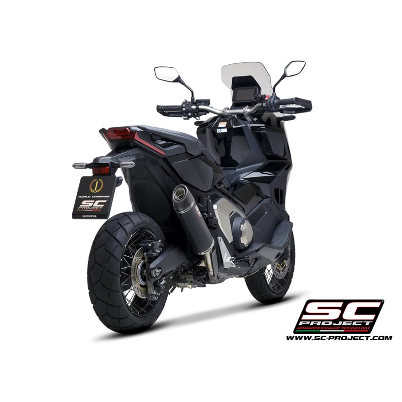 Exhaust Oval carbon Honda X-ADV750