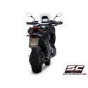 Uitlaat Oval carbon Honda X-ADV750