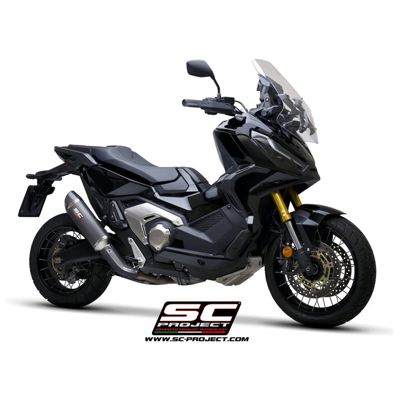 Uitlaat Oval carbon Honda X-ADV750