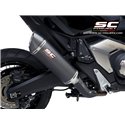 Uitlaat Oval carbon Honda X-ADV750