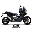 Uitlaat Oval titanium Honda X-ADV750