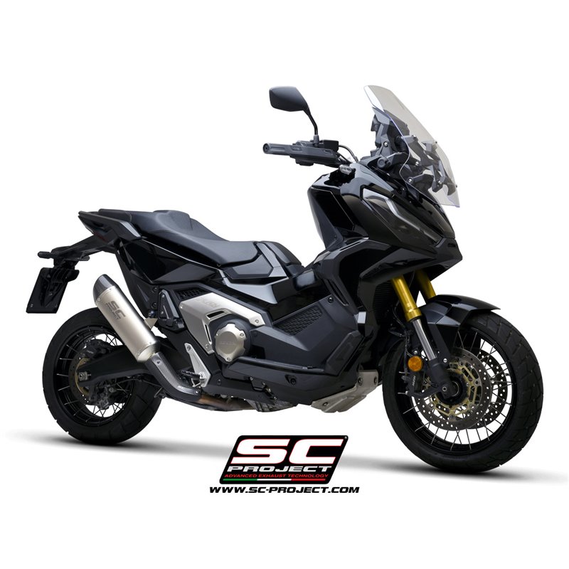 Uitlaat Oval titanium Honda X-ADV750