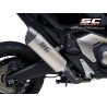 Exhaust Oval titanium Honda X-ADV750