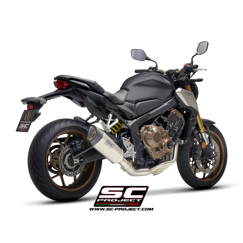 Uitlaatsysteem 4-1 SC1-R titanium Honda CB650R/CBR650R