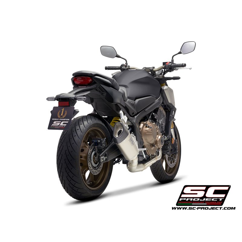 Uitlaatsysteem 4-1 SC1-R titanium Honda CB650R/CBR650R