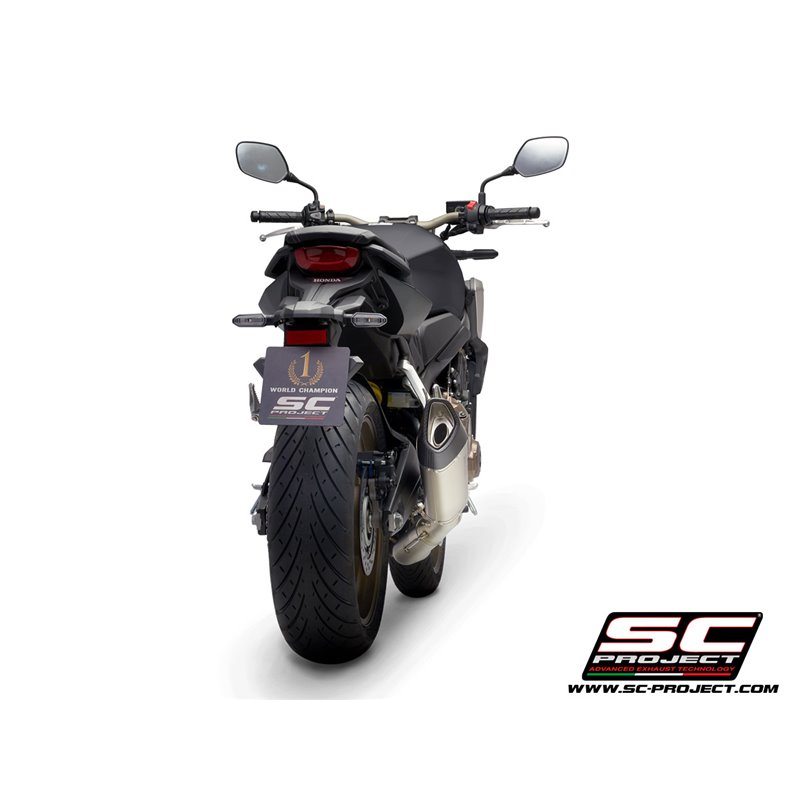 Uitlaatsysteem 4-1 SC1-R titanium Honda CB650R/CBR650R