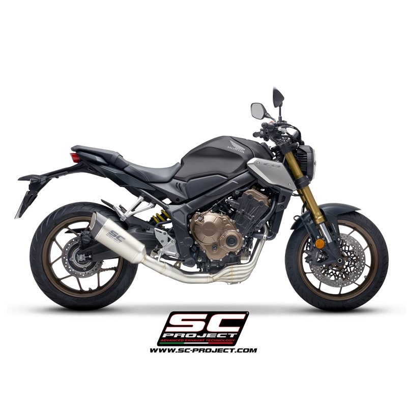 Uitlaatsysteem 4-1 SC1-R titanium Honda CB650R/CBR650R