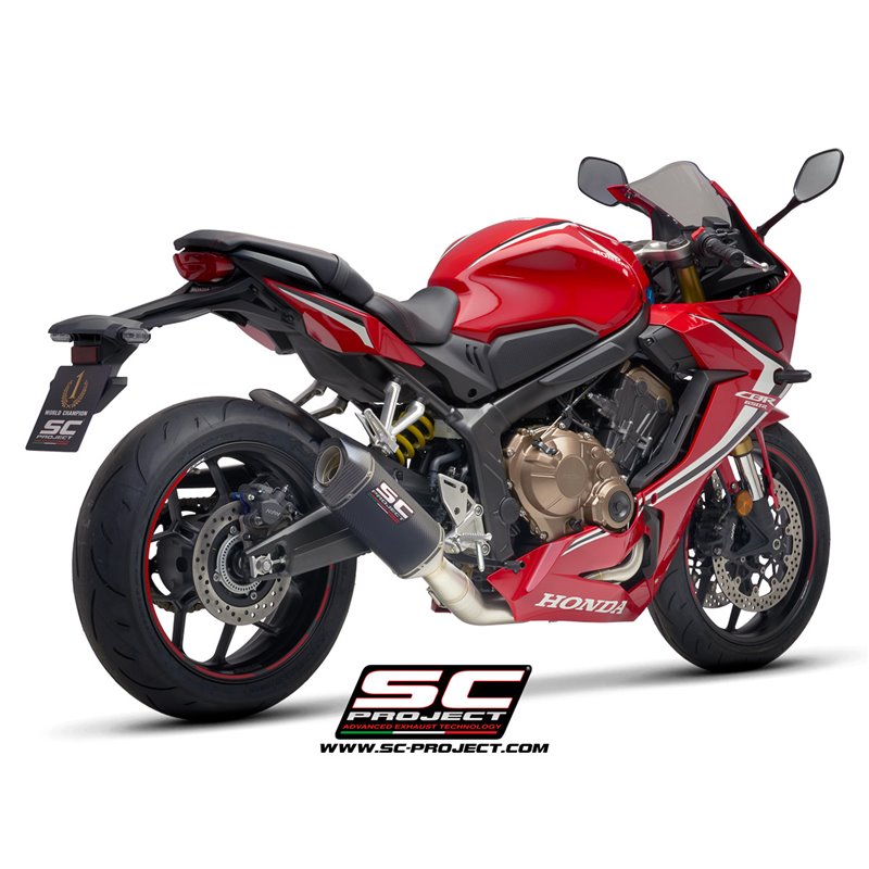 Uitlaatsysteem 4-1 SC1-S carbon Honda CB650R/CBR650R