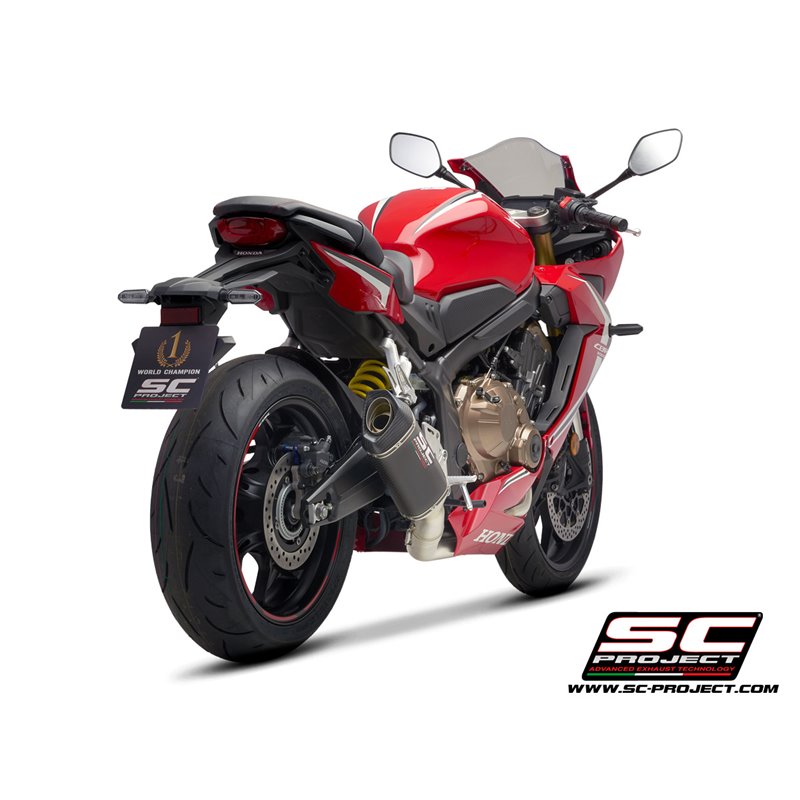 Uitlaatsysteem 4-1 SC1-S carbon Honda CB650R/CBR650R