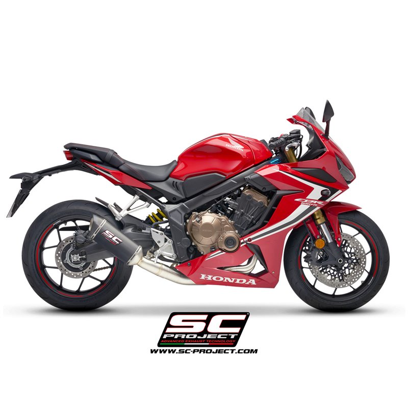 Uitlaatsysteem 4-1 SC1-S titanium Honda CB650R/CBR650R