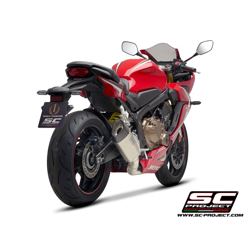 Uitlaatsysteem 4-1 SC1-R titanium Honda CB650R/CBR650R