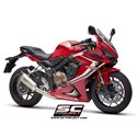 Uitlaatsysteem 4-1 SC1-R titanium Honda CB650R/CBR650R