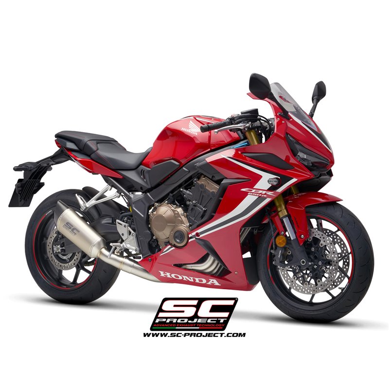 Uitlaatsysteem 4-1 SC1-R titanium Honda CB650R/CBR650R