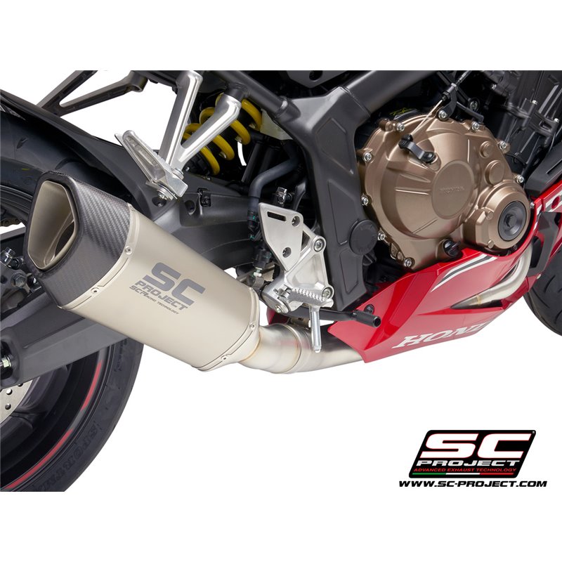 Uitlaatsysteem 4-1 SC1-R titanium Honda CB650R/CBR650R