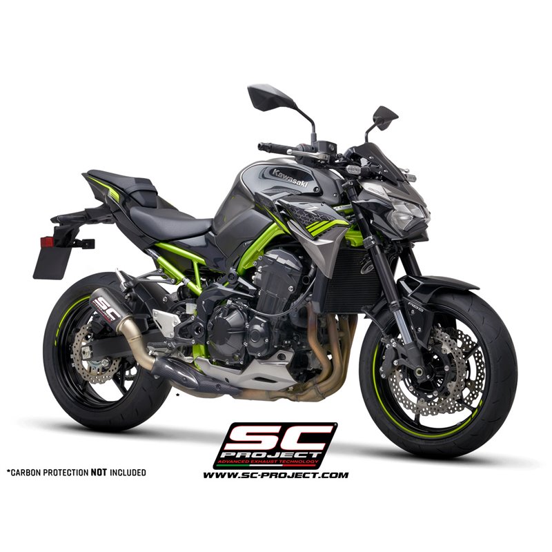 Uitlaat CR-T carbon Kawasaki Z900 (+A2)