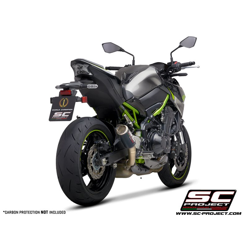 Uitlaat CR-T carbon Kawasaki Z900 (+A2)